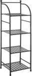 Feridras Raft metalic, Haiti, 4 rafturi, 33, 5x27, 5x116cm, metal, negru (221300)