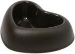Georplast szív alakú tál L 26, 5x22cm sötét szürke (GP10072D)