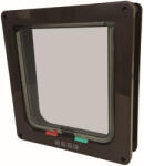 M-PETS Doras 4 irányú alagutas macskaajtó 195x190mm/169x160mm barna (M20800214)