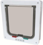 Mpets Doras 4 irányú alagutas macskaajtó 195x190mm/169x160mm fehér (M20800201)