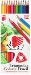 ICO színes ceruza készlet, háromszögletű - 12 db