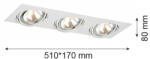 Argon OLIMP 1327 Beépíthető spotlámpa 3x6W/G9 IP20 (ARG1327)