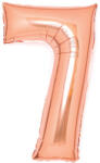  Rose Gold 7-es szám fólia lufi 66 cm (DPA9913222)