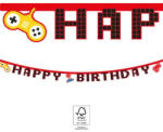  Gaming Party Happy Birthday felirat FSC 2 m (PNN93776)