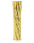  Arany Gold Chevron papír szívószál 12 db-os (MLG123838) - csinimini