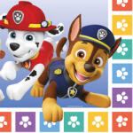  Mancs Őrjárat Color Paws szalvéta 16 db-os 33x33 cm FSC (DPA9914237) - csinimini