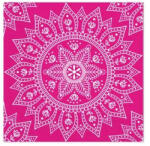  Mandala Fuchsia White szalvéta 20 db-os, 33x33 cm FSC (PNN96403) - csinimini