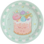  Sütemény Crazy Cake papírtányér 8 db-os 23 cm (DPA9916942)
