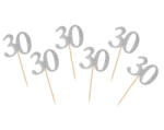  Ezüst 30 Silver díszítő pálca 6 db-os (MLG132045) - csinimini