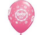  Baby Girl Pink Mix léggömb, lufi 6 db-os 11 inch (28 cm) (MLG177993) - csinimini