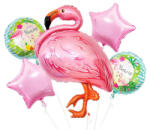  Flamingó Pink fólia lufi 5 db-os szett (MLG143140)