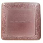  IRIS kerámia tányér virágos rózsaszín 21, 7cm (QX_IMPEX_KFT_171211) (QX_IMPEX_KFT_171211)