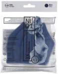 NEQI Kids Community Face Coverings 6-10 Years Blue măști faciale și respiratoare 3 buc