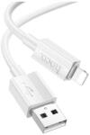 hoco. X107_USB_LIGHTNING_W 1m USB/Lightning fehér adat- és töltőkábel (X107_USB_LIGHTNING_W)