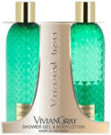 VIVIAN GRAY Gemstone Bergamot & Lemongras set cadou pentru corp 2x300 ml