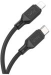hoco. X90 1m Type-C/Lightning 20W PD fekete adat- és töltőkábel (X90)
