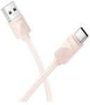 hoco. X114_USB_C_P 1m USB/Type-C rózsaszín adat- és töltőkábel (X114_USB_C_P)