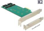 Delock PCIe - 2 x belső M. 2 Key B 110 mm (89473)
