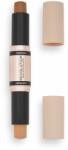 Revolution Beauty Beauty Fast Base baton pentru dublu contur culoare Dark 2x4.3 g