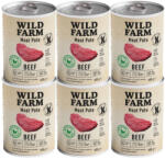 Wild Farm Pate Beef 12x400g hrană pentru câini fără gluten