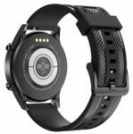 GIGAPACK GP-111700 univerzális 22mm fekete szilikon óraszíj (GP-111700)