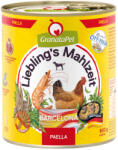 GranataPet 6x800g Granatapet Liebling's Mahlzeit City Tour Barcelona (Paella) nedves kutyatáp