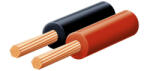 Somogyi Elektronic SAL KL 0, 15 hangszóróvezeték, piros-fekete, 2 x 0, 15 mm2, 0, 1 mm elemi szál, 100 m/ tekercs (KL 0,15)