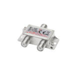 Somogyi Elektronic Home TSX 1910 F elosztó, HQ professzionális minőség, 75 Ohm, IP44, cink-ötvözet konstrukció, 5-2400 MHz, 2 utas, 1 bemenet, 2 kimenet (TSX 1910)