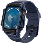 Spigen Rugged Armor Pro Apple Watch 10 46mm szilikon védőkeret ütésálló szíjjal sötétkék (ACS08606)