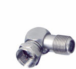 Somogyi Elektronic Home FF 13 csatlakozó átalakító, dugó-aljzat, fém, csavarható, pipa kivitel (FF 15)