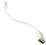 Somogyi Elektronic Home SA 044 microUSB OTG kábel, USB-A aljzat, microUSB-B dugó, 2, 1A, 16cm, 480 Mbps (SA 044)