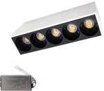 ELMARK Surface Linear Light El-14 10W 3000K, White & Black (92EL141030/WHBK)