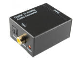 Somogyi Elektronic Home DTA AUDIO digitális-analóg audióátalakító, 2in1 TOSLINK és koaxiális RCA bemenet, 2 RCA kimenet, 1, 5m csatlakozókábel (DTA AUDIO)