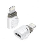 XO átalakító, Micro USB[anya] - Type-USB Lightning, fehér (NB256F) (NB256F)