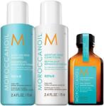 Moroccanoil Set Hair Repair + Moisture, 3 piese