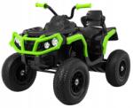 Ramiz Quad Atv Air újratölthető akkumulátor gyerekeknek Fekete-zöld pumpált kerekek rádió (5903864904468)