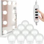Izoxis Led Lámpa Tükör Fésülködőasztal Smink 10 Fényerő Fokozat 2 M (18910)