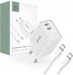 Tech-Protect Akkumulátortöltő PD35W 2xUSB-C Type-c kábel (792930947158)