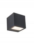 LUTEC Kerti fali lámpa Lutec fekete kockaLED 9 W Gemini (LUT-5189125012)