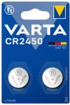 VARTA gombelem CR2450, lítium, 2db/csomag 06450101402 (06450101402)