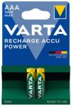VARTA RECHARGE ACCU POWER elem AAA, újratölthető, 2db/csomag 05703301402 (05703301402)