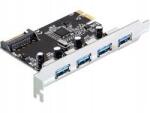 Delock 89297 Delock Pci Express Card 4 x USB3.0 külső port (89297)