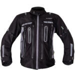 W-Tec Motoros kabát W-TEC Gelnair EVO, szellőző, CE protektorok, visionight, zsebek, tépőzáras mandzsetta fekete-szürke 4XL (28128-4XL-2)