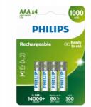 Philips Akkumulátor Ni-Mh Aaa (R03) 1000mAh 1, 2V DC Philips R03B4RTU10-10 Aaa (R03B4RTU10/10)