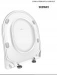 Villeroy & Boch WC-ülőke 44x37cm Villeroy & Boch Subway SlimSeat 9M656101 nr14 (9M656101)