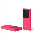  Powerbank Power bank 10000mAh rózsaszín magenta Usb Usb-c gyors Qc Pd kábel (CPB10-02 xMagenta)