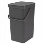Brabantia Műanyag szemeteskosár Brabantia 16l szürke (109966)