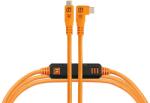 Tether Tools TetherPro Optima 10G USB-C apa - USB-C apa 90° 3.2 Adatkábel 4.6m - Narancssárga (CUC15RTG2-ORG) (CUC15RTG2-ORG)