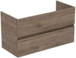 Ideal Standard Eurovit+ - Mosdószekrény, 55x100x44 cm, 2 fiókos, dió, diófa R0265Y9 (R0265Y9)