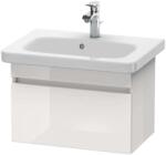 Duravit DuraStyle - Mosdószekrény 398x580x368 mm, 1 fiókos, fényes fehér DS637902222 (DS637902222)